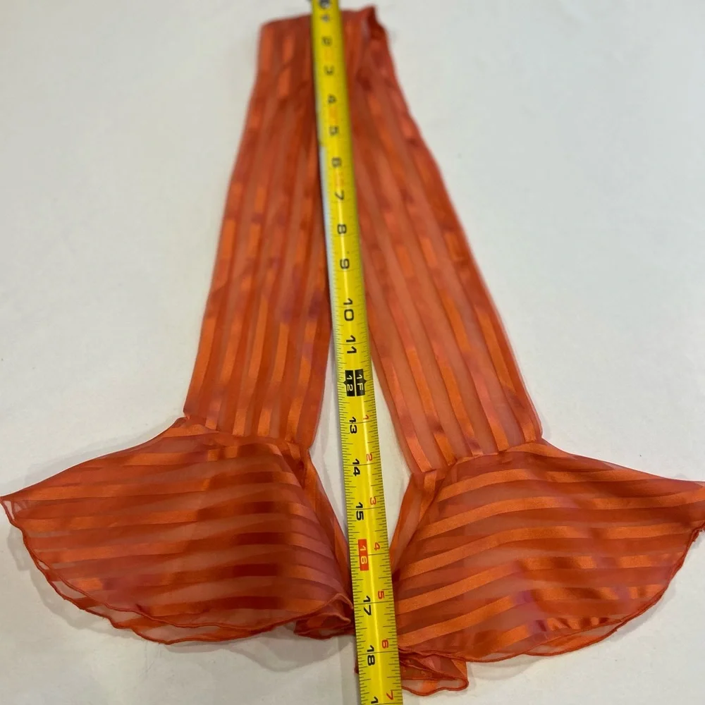 Vintage Shiny Rust Necktie